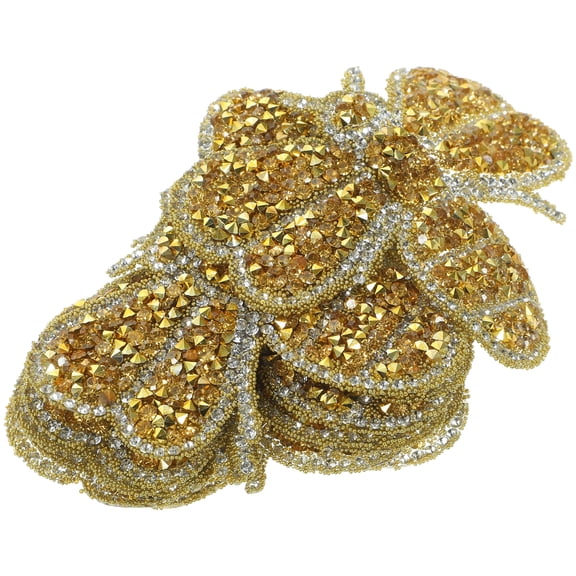 10 Pcs Honey Bee Sticker DIY Hat Patches Cartoon Clothes Coats Decor Rhinestones for Clothing Crystal Fabric