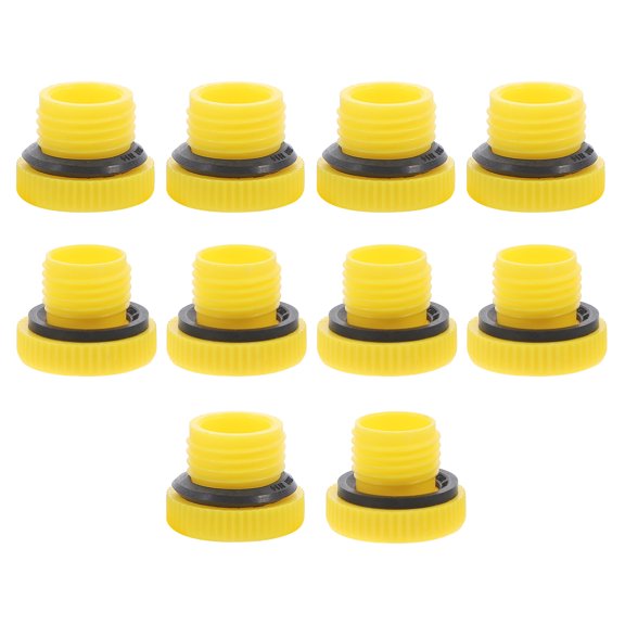 10 Pcs Hydraulic Thread Plug Screw Caps Hex Socket Screw Ends Screw Hole Seal Plugs Hex Socket Screw End Caps