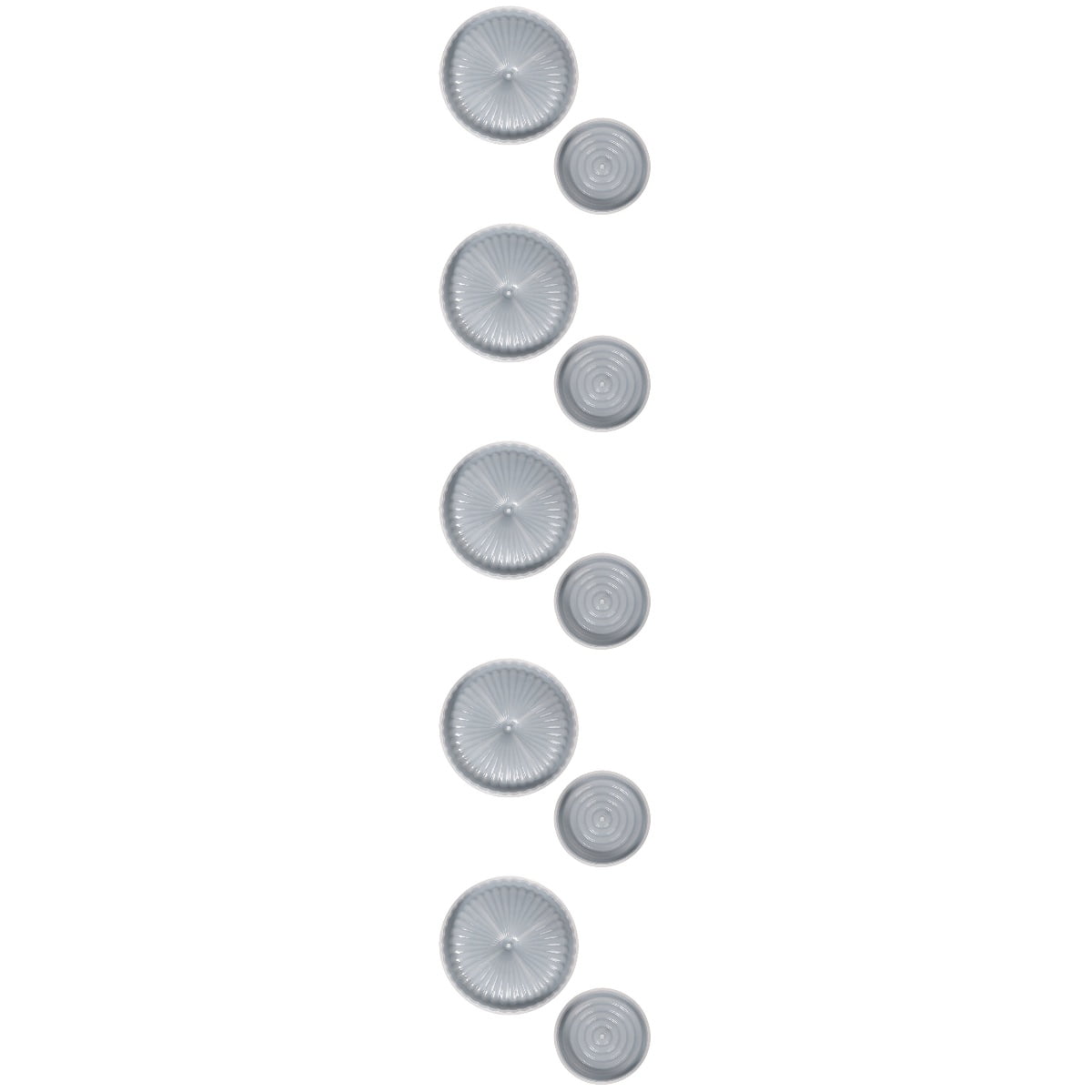 10 Pcs Incense Plate Mold Resin Epoxy Epoxy Mold for DIY Incense Burner