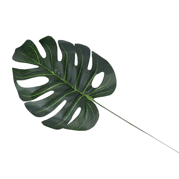 10 Pcs Indoor Artificial Plants Green Leaves for Decorative Flower Arrangement Accessories at Home