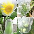thumbnail image 1 of 10 Pcs Insect Bird Barrier Mesh, Garden Netting Barrier, Bird Netting, Netting for Plant with Drawstring, Tomato Protective Cover, Large Potted Fruit Protectors Cover for Blueberry Bushes, 1 of 9