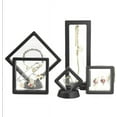 thumbnail image 1 of 10 Pcs Jewelry Organizer Display Anti Tarnish 3D Floating Display Case, 1 of 1