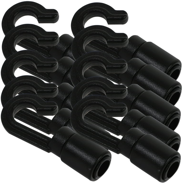 10 Pcs Kayak Buckle Outdoor Hooks Marine Accessories Paddle Fixing Straps  Mooring for Boat Dock Line Elastic