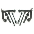 thumbnail image 1 of 10 Pcs Kit Front Upper Control Arms Lower Ball Joints Sway Bar Links Inner & Outer Tie Rods for 4WD vehicles only Fits select: 2003-2005 DODGE RAM 1500 ST/SLT, 2002 DODGE RAM 1500, 1 of 10
