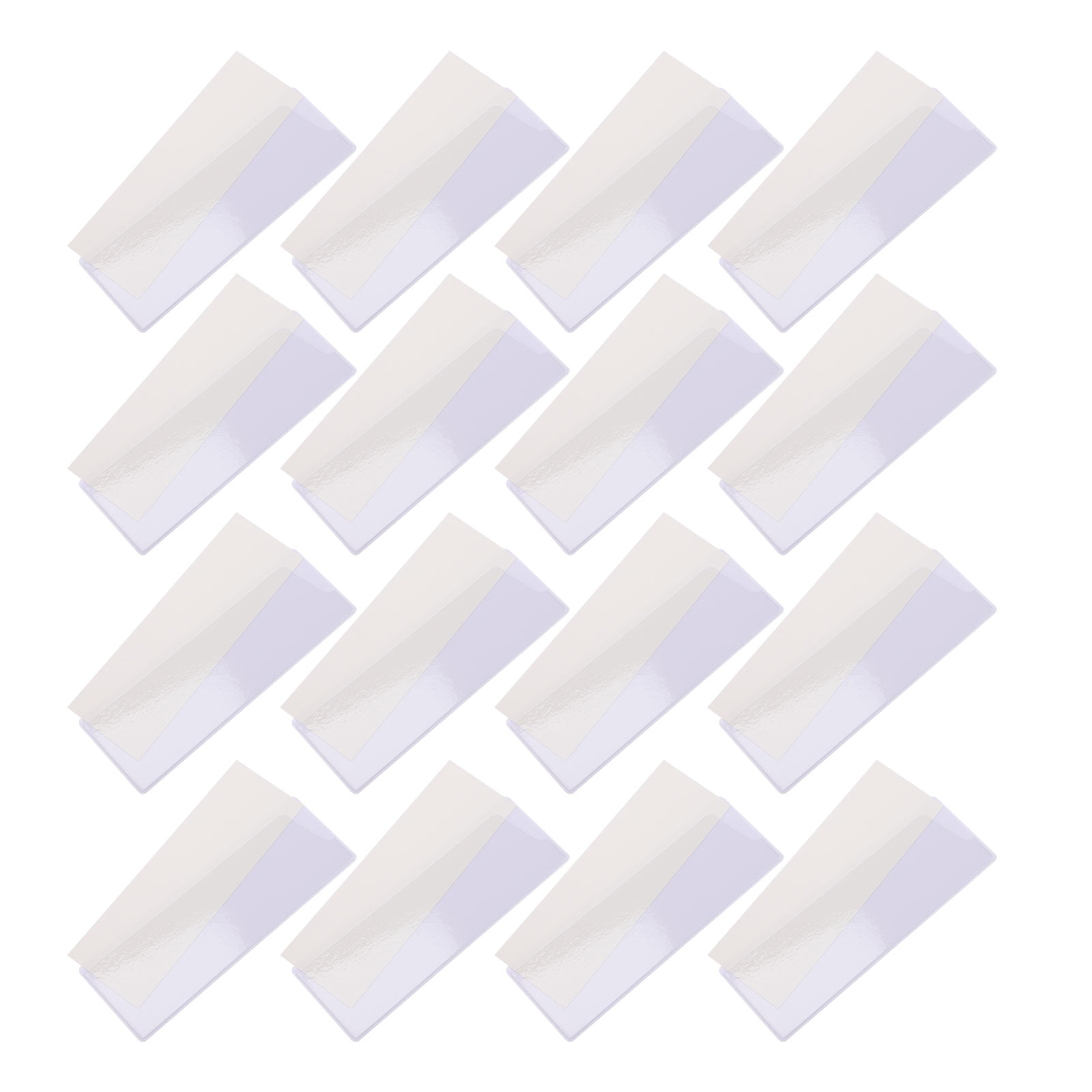 10 Pcs Label Card Holder Index Shelf Labels Tag Holders Racking Sleeves