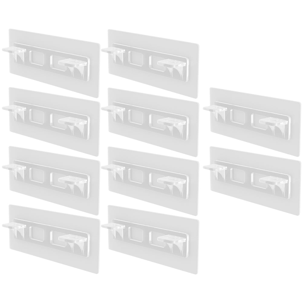 10 Pcs Laminate Nonmarking Support Self Adhesive Shelves Holders Shelf