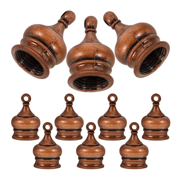 10 Pcs Lamp Finials Decorative Socket Replacement Nut