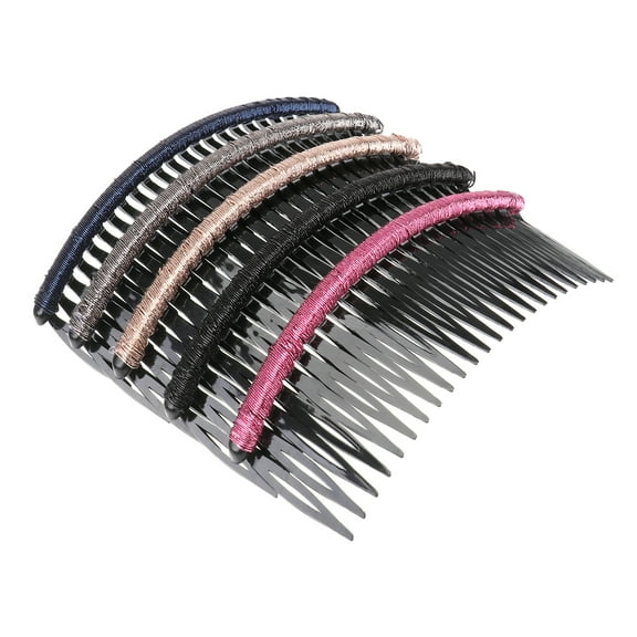 QIFULL 10pcs Hair Picks for Women Decorative Hair Comb with Straight Teeth for Various Occasions