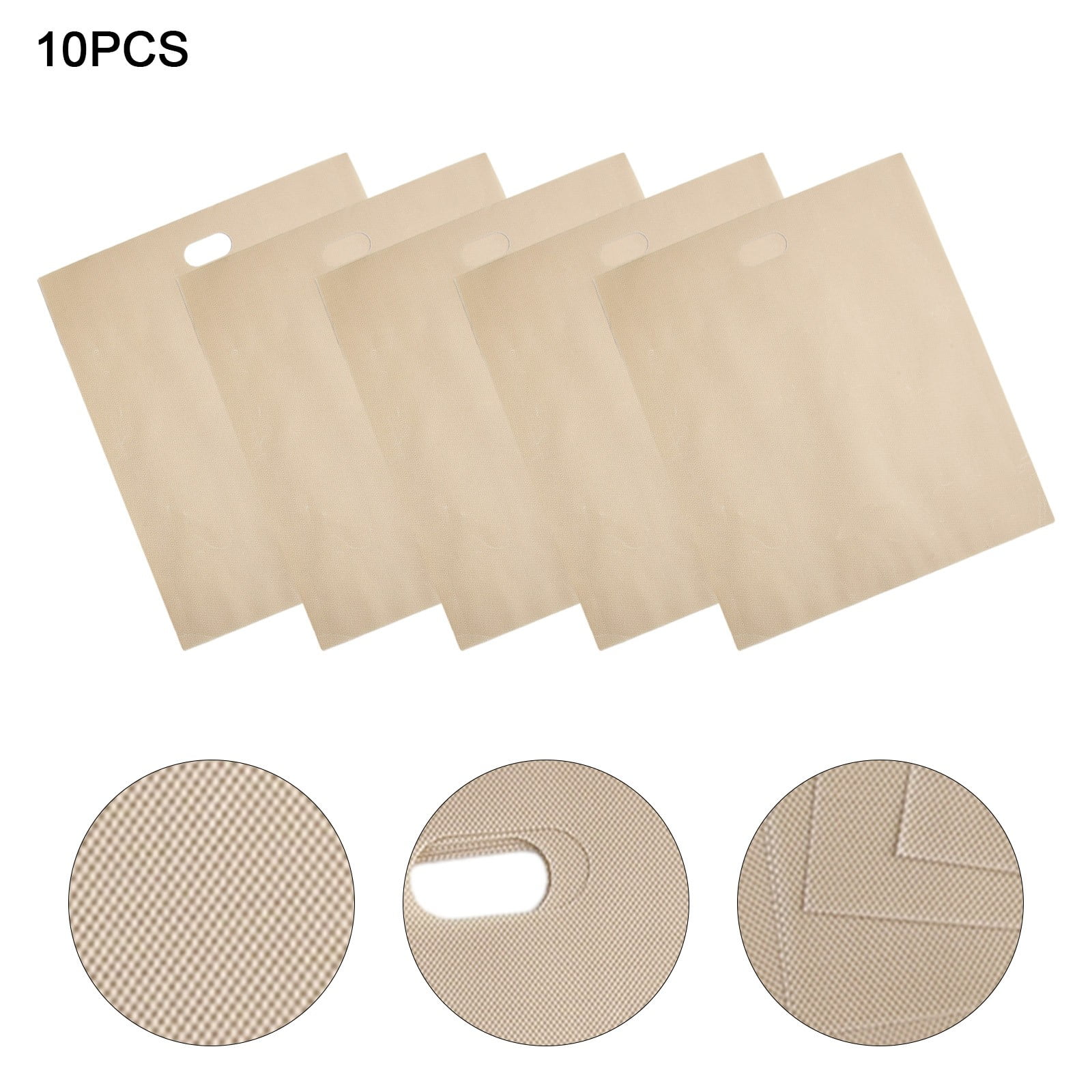 10 Pcs Large Sandwich Toaster Bags Reusable Toastie Toasty Non Stick
