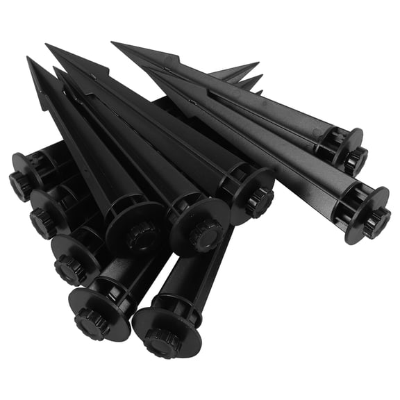 10 Pcs Lawn Lamp Socket Patio Light Stakes Solar Torch Light Spikes Solar Lights Replacement Spike Landscape Posts
