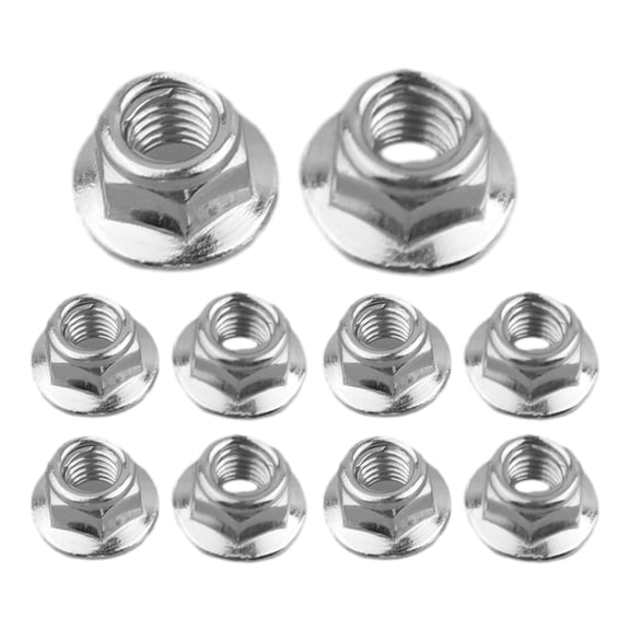 10 Pcs Lawn-Mower Fixing Nuts Protective Gasket M5 Screw Thread For Electric Cordless Grass Trimmer Garden-Tools Accessories