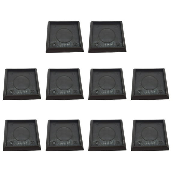 10 Pcs Leg Pads Furniture Coasters Caster Cups Table Legs Anti-slip Protector Sofa Plastic