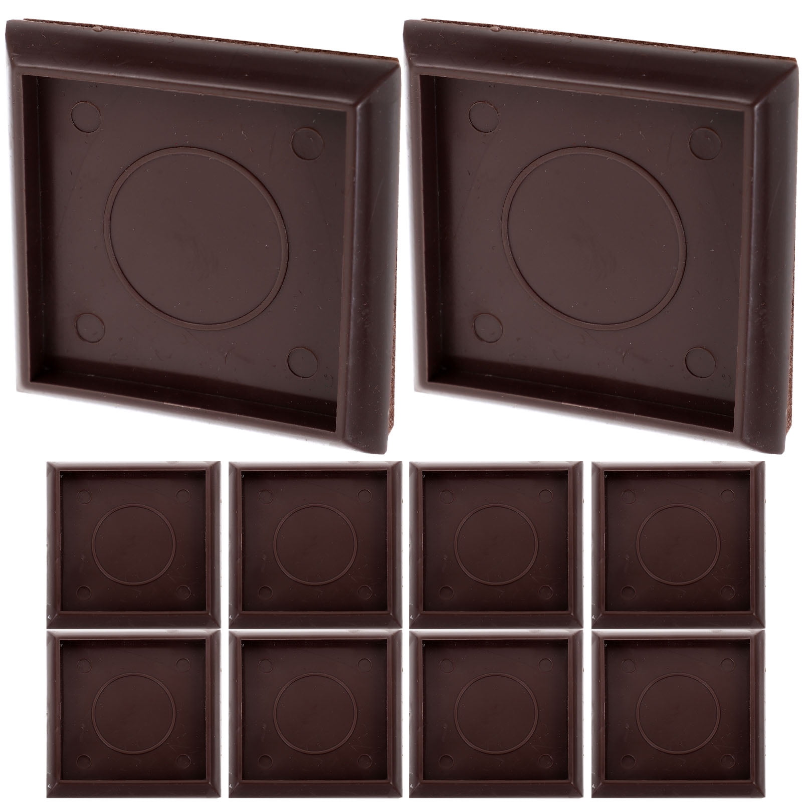 10 Pcs Leg Pads Furniture Coasters Chair Covers Rug Carpet Protector