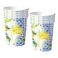 thumbnail image 1 of 10 Pcs Lemon Cups Blue Tiles Paper Yellow Cups,Freshly Graduated Lemon Decor Lemonade Party Decorations,for Birthday Summer Wedding, 1 of 6