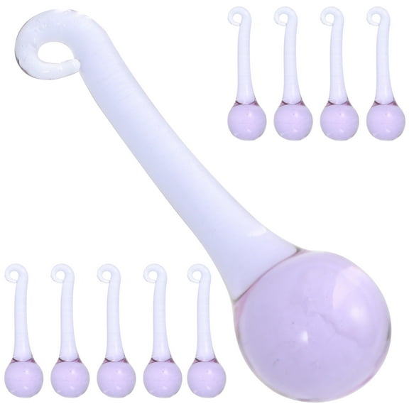 FELTECHELECTR window hanging decorations Chandelier Crystals Crystal Glass Hanging Decorations 10pcs