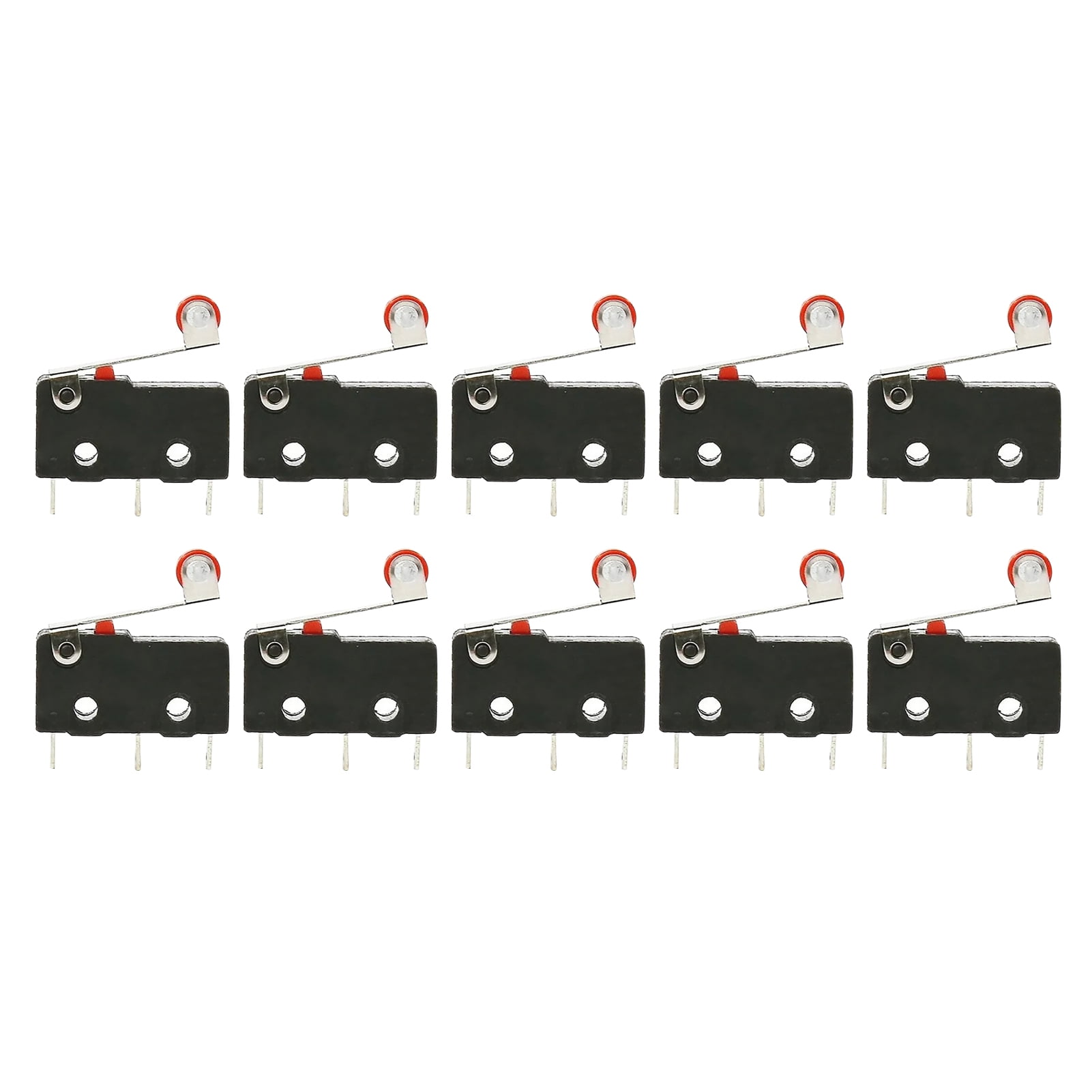 10 Pcs Limit Switch Normally Open Close Limit Switch 3 Pins Terminals