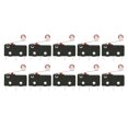 10 Pcs Limit Switch Normally Open Close Limit Switch 3 Pins Terminals with Roller