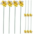 thumbnail image 1 of RENACLIPY Yellow Metal Garden Stakes for Outdoor Yard Decoration and Landscaping, 1 of 8
