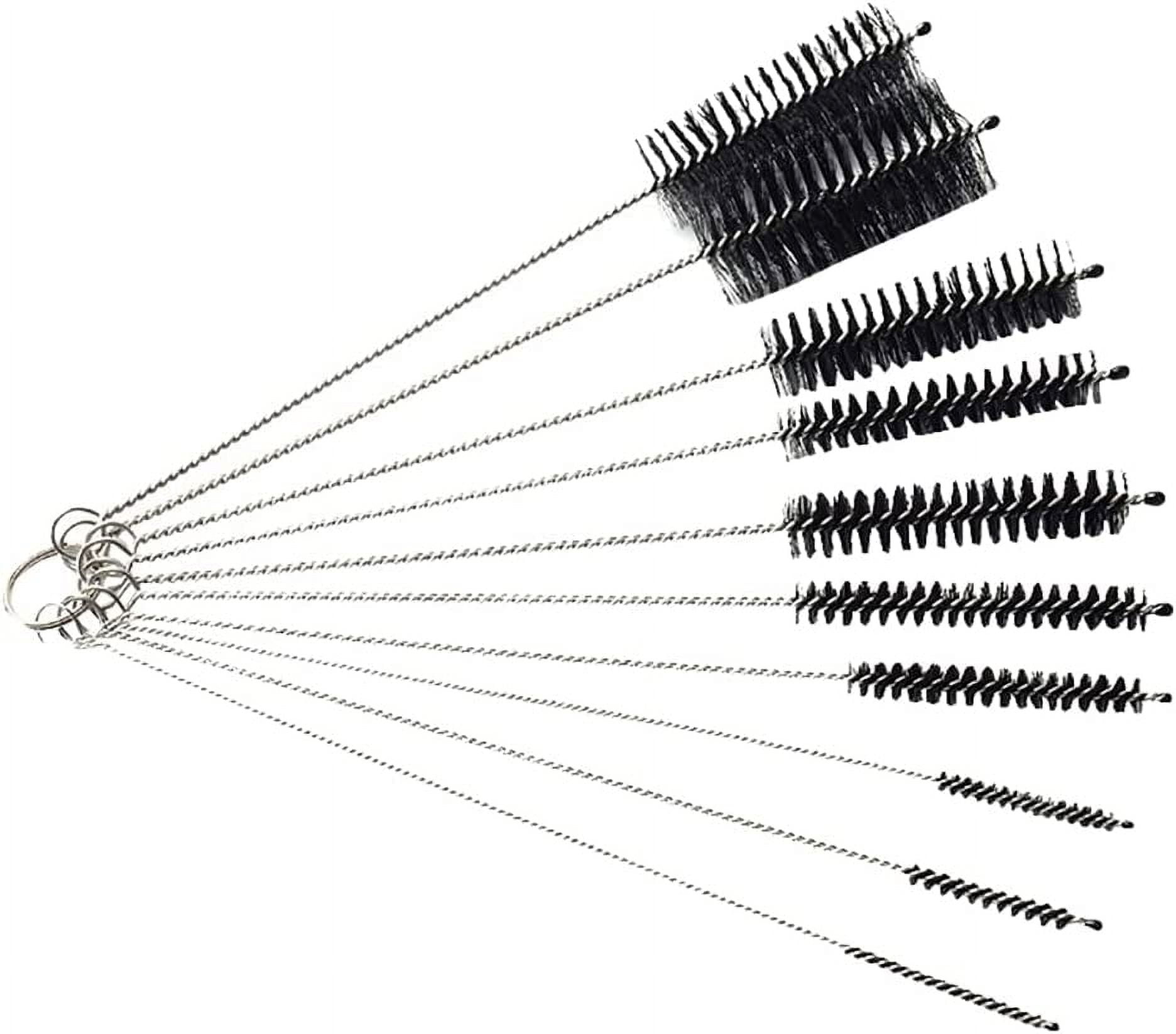 10 Pcs Long Straw Brush Nylon Pipe Tube Brush Cleaner Different Size