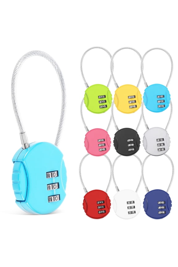 10 Pcs Luggage Combination Lock Luggage Locks Backpack Locks Locker Locks With Code Luggage Lock Coded Lock Locker Locks