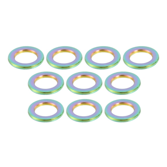 10 Pcs M6 Universal Bicycle Bolt Brake Screw Washer Bolts Concave Convex Balancer Assorted Color