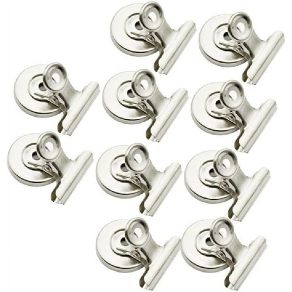 10 Pcs Magnetic Clips Strong Fridge Magnets Clips Heavy Duty Magnetic Clips For Refrigerator Whiteboard Photos Display Magnetic Paper Clamps