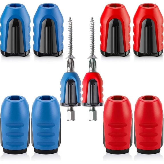 10 Pcs Magnetic Screw Holder Rings, 1/4 Inch/ 6.35 mm Screwdriver ...