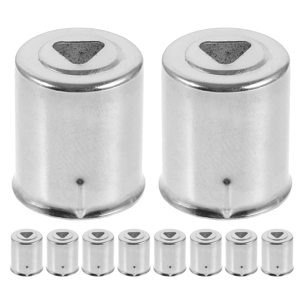 10 Pcs Magnetron Emitter Crimp Ferrule Fitting Cap for Microwave Replaceable Magnetron Covers