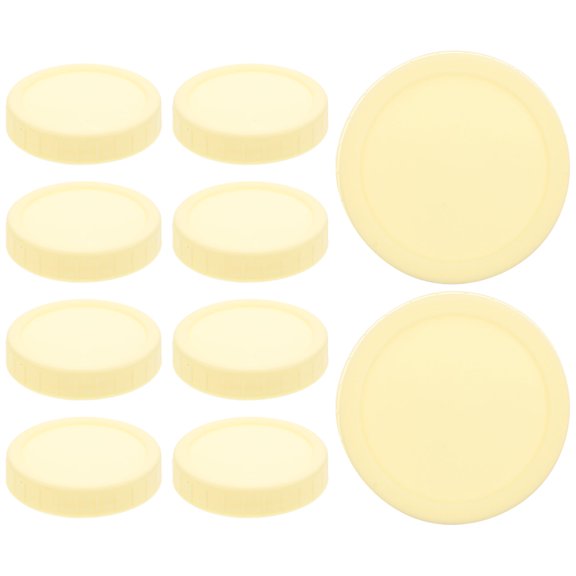 10 Pcs Jar Lid Jars Thread Bottle Cap Plastic Lids Canning Supplies Coffee Mug