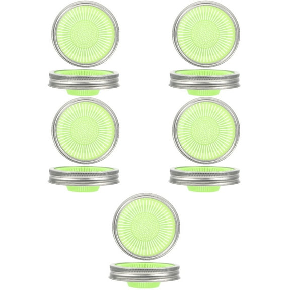 10 Pcs Jar Lids Strainer Sprouting Kit Sprout Mesh Lids Sprouting Mesh Screen Canning Kit