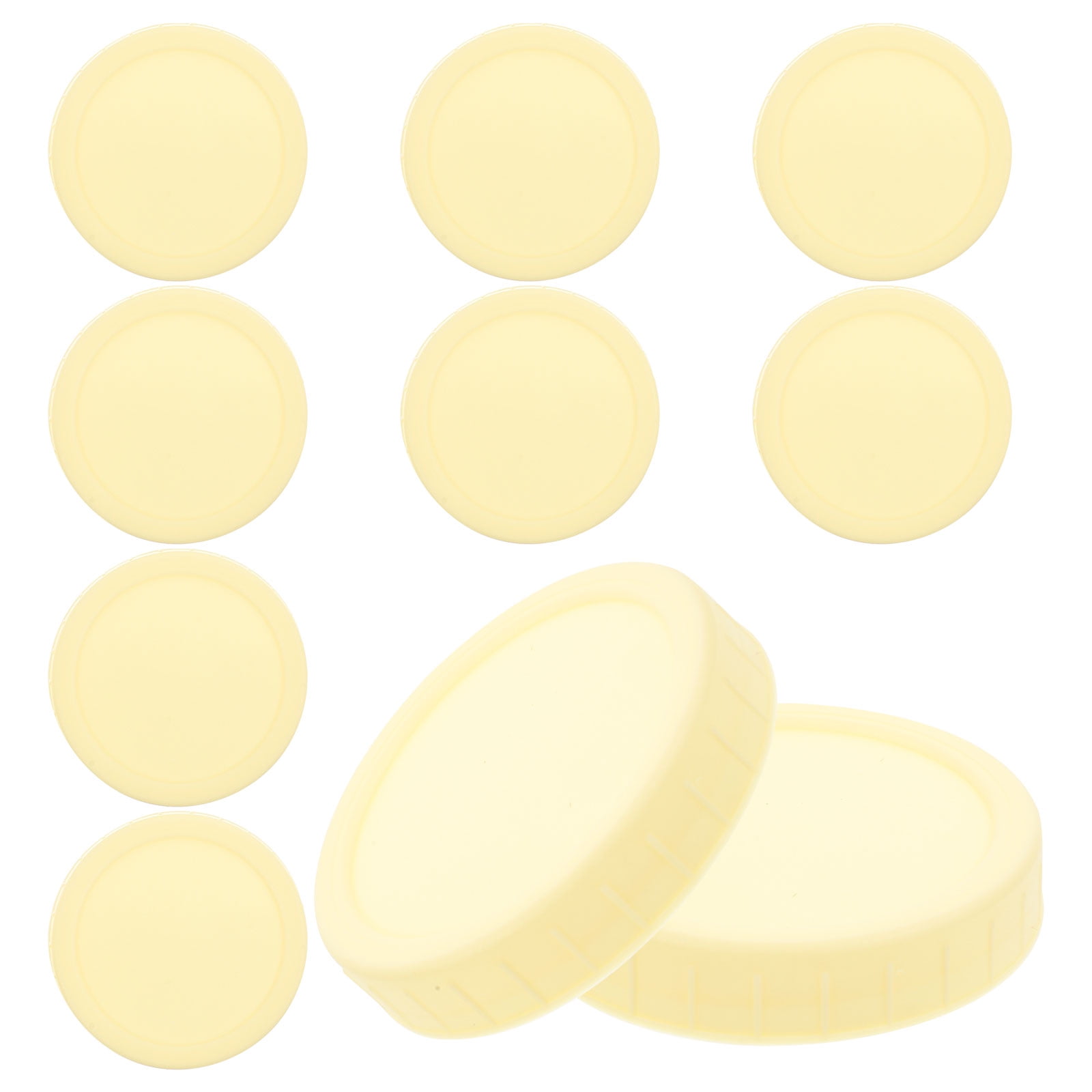 10 Pcs Mason Jars Food Can Lids Plastic Caps Mason Jar Lids Wide Mouth