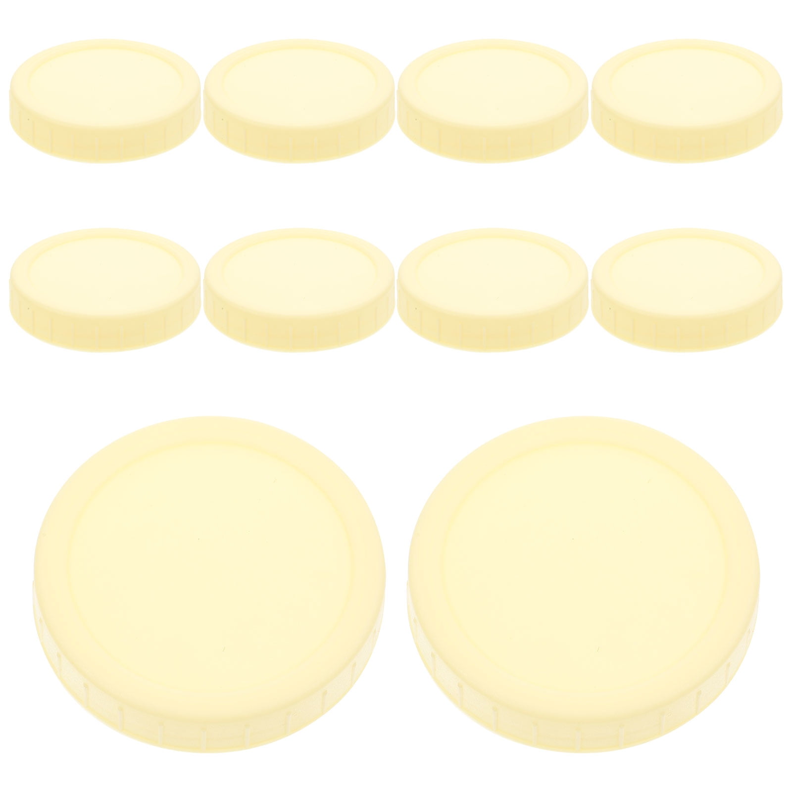 10 Pcs Mason Jars Wide Mouth Canning Lids Plastic Lids Plastic Caps Canning Jar Caps Glass Lug