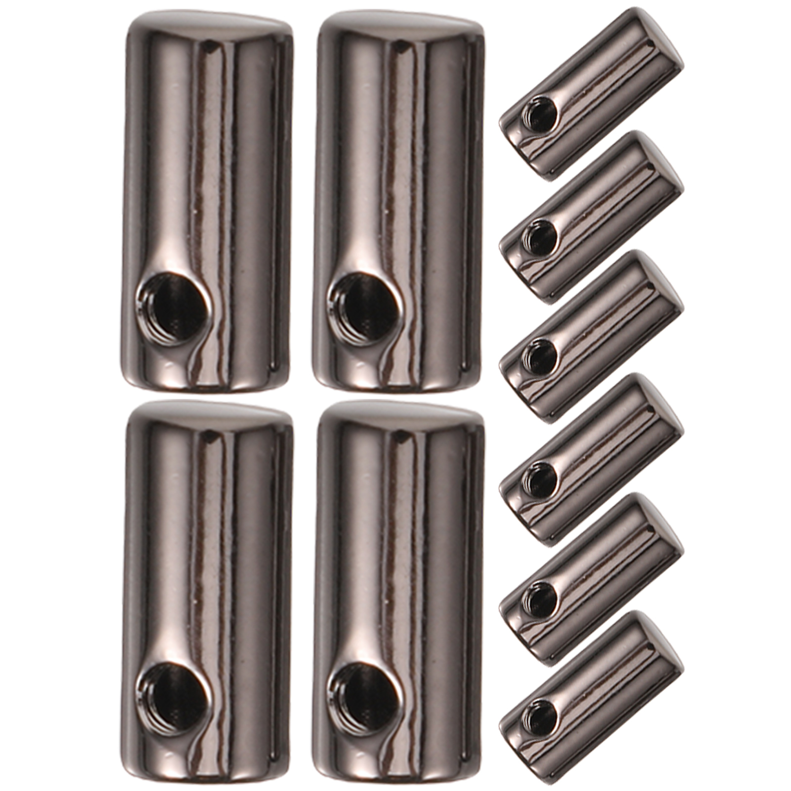 Drawstring Metal Lock 10 Pcs Metal Drawstring Buckle Shoe Laces Cord End Lock Clip DIY Locks ...