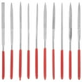 thumbnail image 1 of FONDOTIN Needle File Set with Red Rubber Handles for , Jewelry, Woodworking, Metalworking, and Craft Projects, 1 of 7