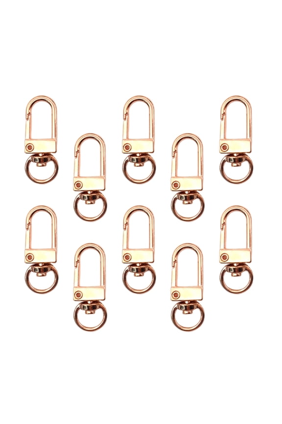 10 Pcs Metal Swivel Lobster Claw Clasp Handbag Chain Buckles for Keychain Bag Belting Purse Pet Jewelry Making