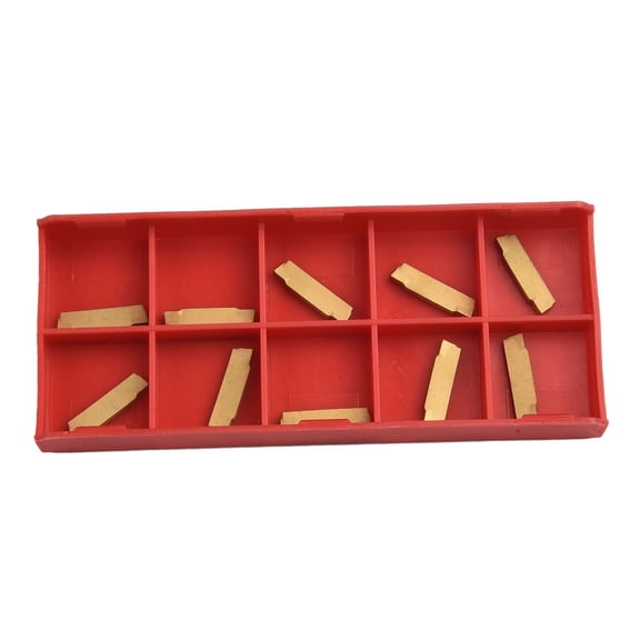 10 Pcs Mgmn200-G 2Mm Carbide Inserts For Machining Steel Lathe Tools
