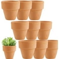 thumbnail image 1 of 10 Pcs Mini Clay Pots Small Terracotta Pots,Happon 1.5 Inch Mini Flower Pots Succulent Nursery Ceramic Pottery Planter Mini Plant Pots with Drainage Hole for Indoor Outdoor Cactus Craft Wedding, 1 of 8