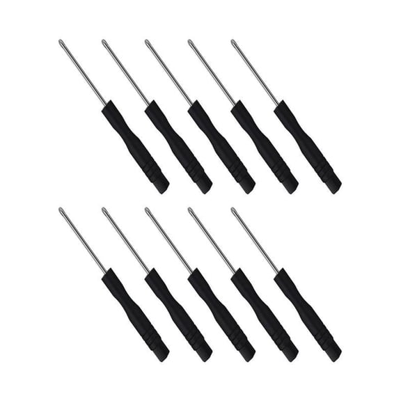 10 Pcs Mini Pocket Screwdriver Set, Precision Screwdriver Disassembly Tool, Phillips Screwdrivers, Mini Cross Head Screwdrivers for Eyeglass, Watch, Cellphone Repairing, 3.1 inch