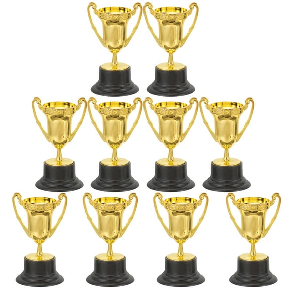 Set of 10 Mini Trophies for Kids - Car-Themed Party Favors Perfect for Children's Celebrations