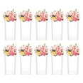 thumbnail image 1 of 10 Pcs Modern Clear Acrylic Flower Stand Rack Wedding Column Centerpieces Decor for Wedding Party Decoration, 1 of 10