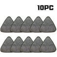 thumbnail image 1 of 10 Pcs Mop Replacement Heads For Triangle Twist Mop, 9.5X9.5X9.5 Inch Microfiber Mop Pads, For Hardwood Floors, Tile Floors, Laminate Floors, Kitchen, Bathroom, Living Room, 1 of 3