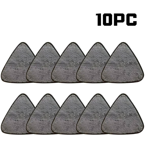 10 Pcs Mop Replacement Heads For Triangle Twist Mop, 9.5X9.5X9.5 Inch Microfiber Mop Pads, For Hardwood Floors, Tile Floors, Laminate Floors, Kitchen, Bathroom, Living Room