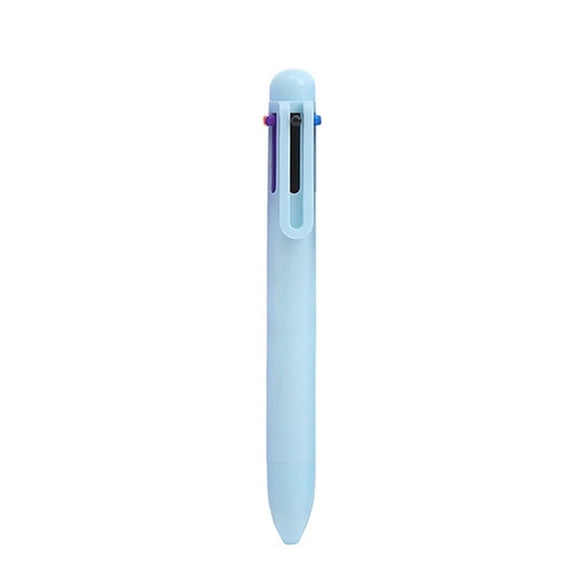 10 Pcs Multicolor Ballpoint Pen Press to Colors for Student Scrapbooking Taking Notes Color-coding for Key Po