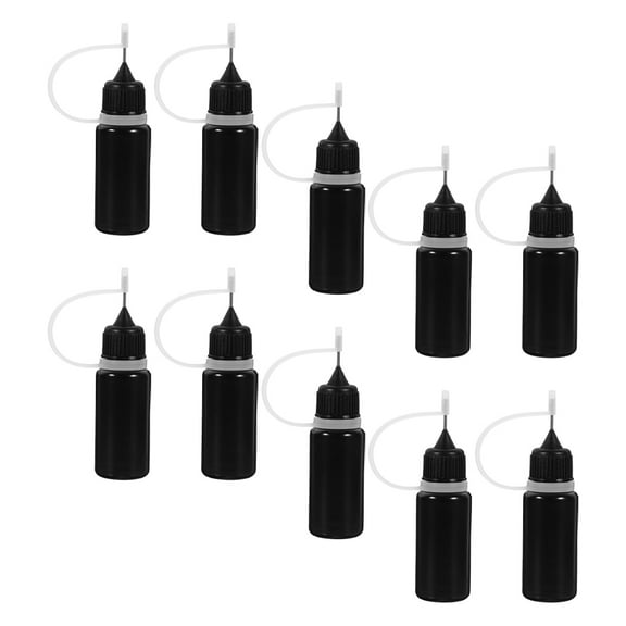 10 Pcs Needle Tip Bottle Empty Glue Bottles Squeeze with Fine Liquid Oil Plastic