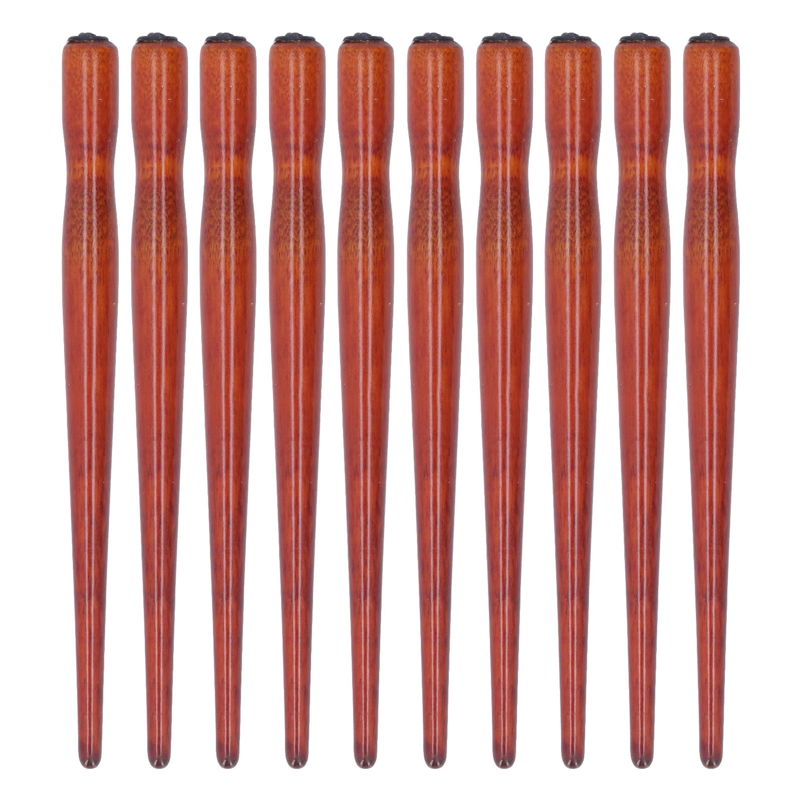 10 Pcs Nib Pen Holder Comfortable Grip Smoother Wooden Comic Pen Nib