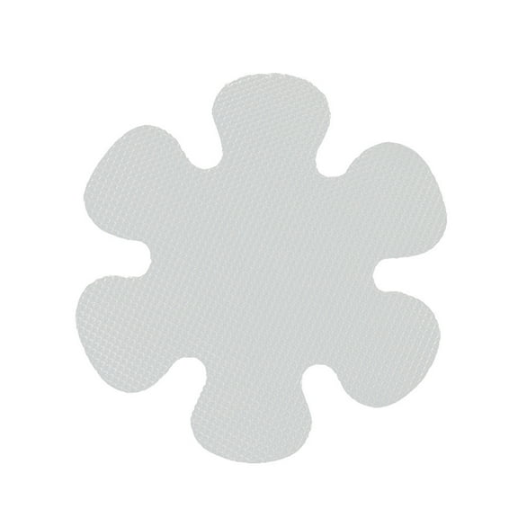 10 Pcs Non Slip Bathtub Stickers, Anti-Slip Sticker Tape Flower Style Decals, Safety Shower Treads Adhesive Appliques for Bathroom Kitchen Bathtub Treads Stairs