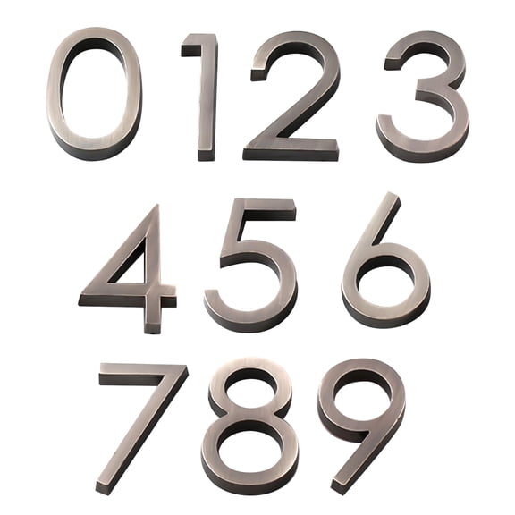 WRISTBIQUE Dormitory Door Number Industrial Style 10Pcs 2.4x1.6in