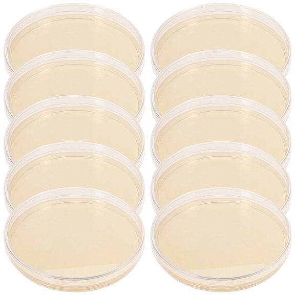10 Pcs Nutrient Agar Plate Kit Plant Laboratory Dish Child