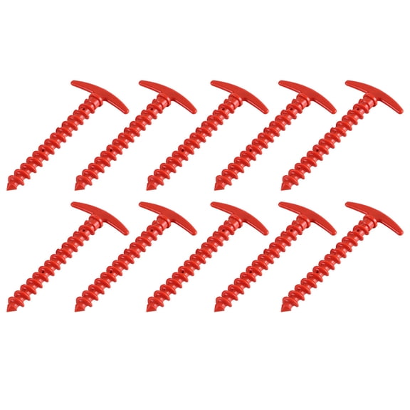 10 Pcs Nylon Nails Tents Ground Fixator Stakes Awning Rope Fixing Camping Safety Accessories