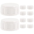 thumbnail image 1 of Sprinkler End Cap Plug Water Line Caps Threaded Pvc Spigot Adapter Pcs Pool Tots Fittings White 10, 1 of 6